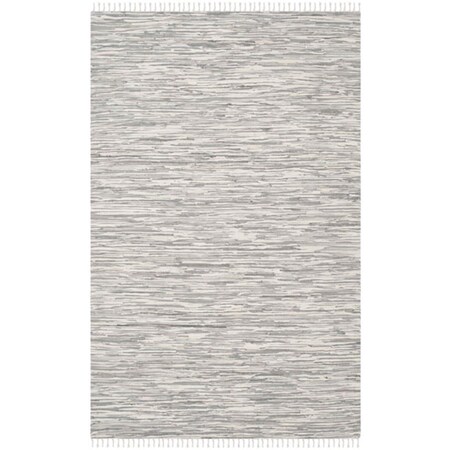 Safavieh 5 X 7 Ft. Montauk Hand Woven Medium Rectangle Area Rug, Silver MTK753A-57